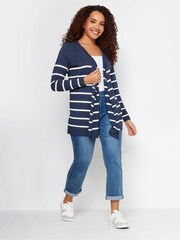 M&Co Blue Longlined Cardigan - Image 2 of 4