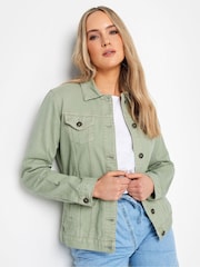 Long Tall Sally Green Tall Denim Jacket - Image 1 of 4
