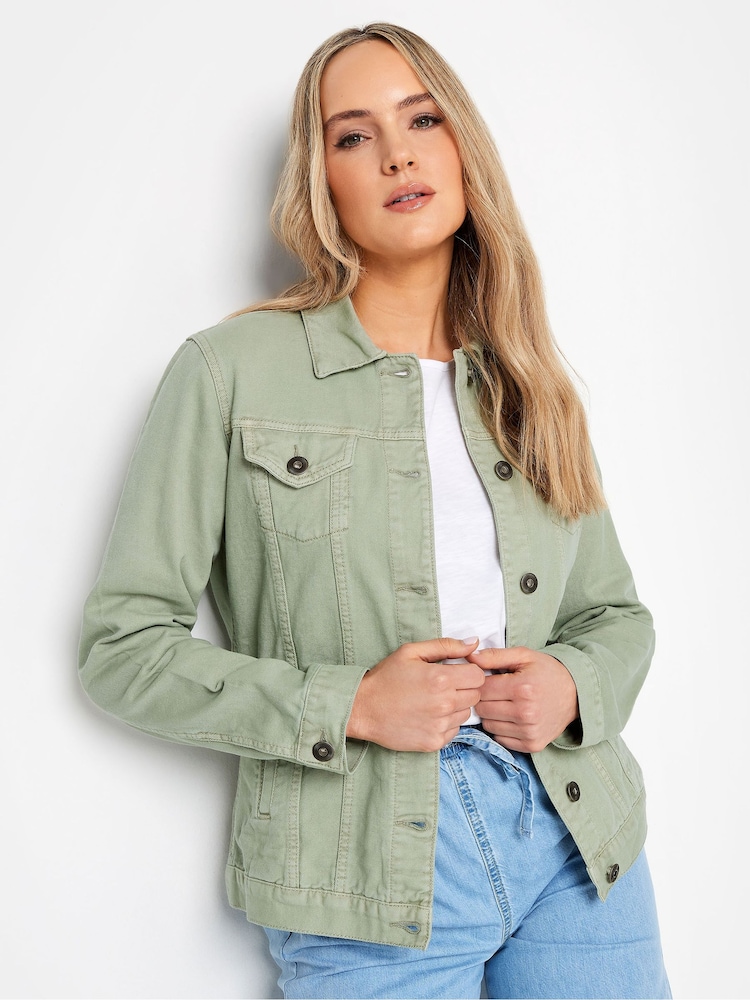 Long Tall Sally Green Tall Denim Jacket - Image 1 of 4