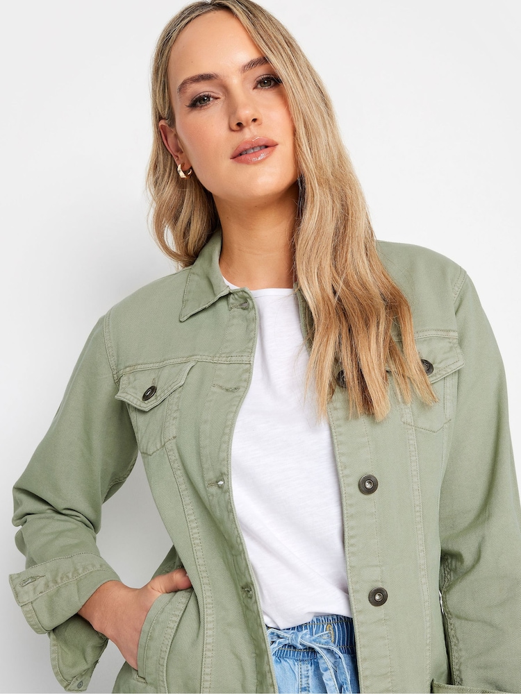 Long Tall Sally Green Tall Denim Jacket - Image 4 of 4
