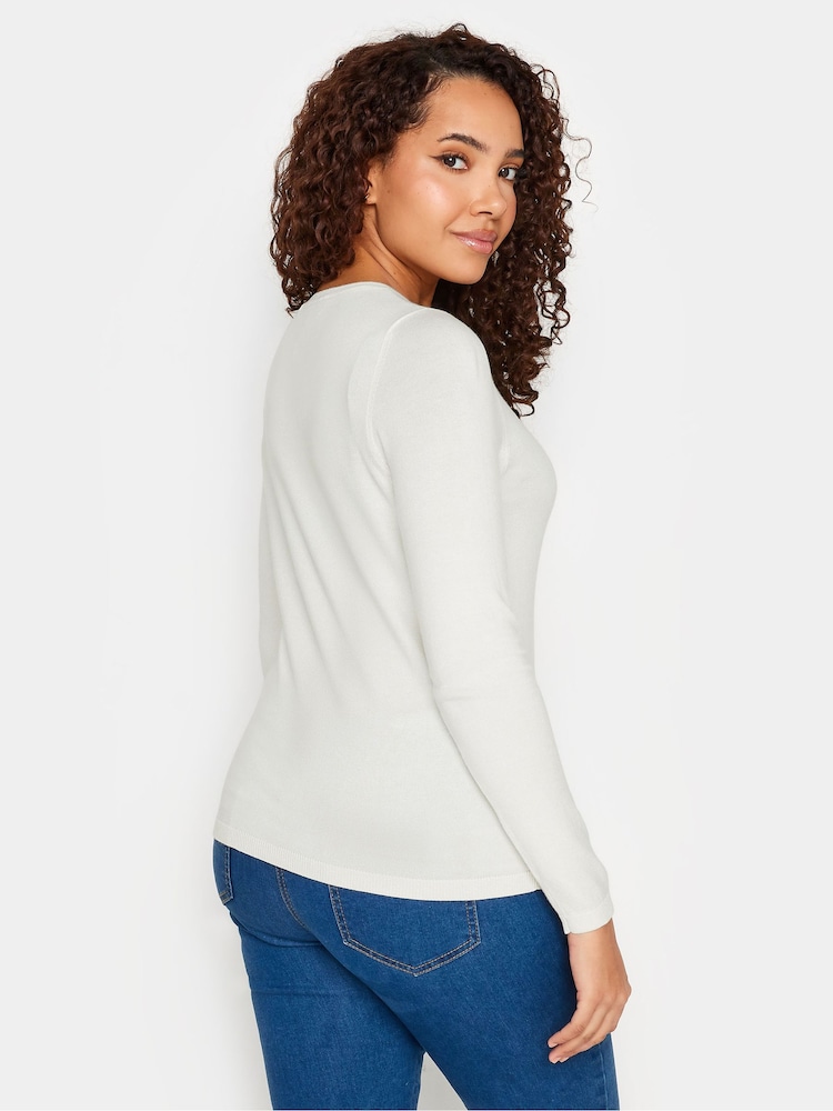 M&Co White Button Down Cardigan - Image 3 of 4