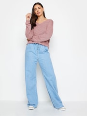 Pink - Long Tall Sally Pointelle-Pullover - Bild 2 von 4