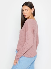 Pink - Long Tall Sally Pointelle-Pullover - Bild 3 von 4