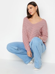 Pink - Long Tall Sally Pointelle-Pullover - Bild 4 von 4