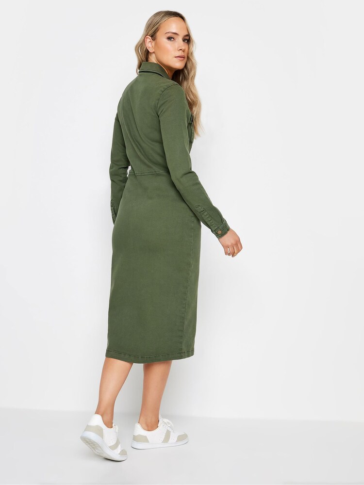 Buy Long Tall Sally Green Green Zip Up Dress from Next USA Buy Long Tall Sally Green Green Zip Up Dress from Next USA