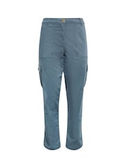 M&Co Blue Airforce Cargo Trousers - Image 5 of 5