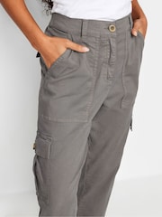 M&Co Grey Petite Cargo Trousers - Image 5 of 6