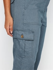 M&Co Blue Petite Cargo Trousers - Image 4 of 4