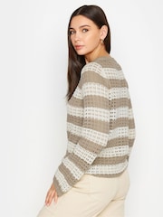 Natur - Long Tall Sally Pointelle-Pullover - Bild 3 von 4