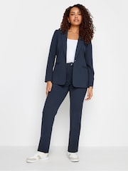 M&Co Blue Petite Tapered Trousers - Image 3 of 4