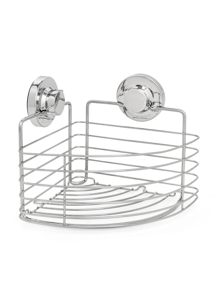 BlissHome Chrome LOCK n ROLL Corner Basket - Image 2 of 3 BlissHome Chrome LOCK n ROLL Corner Basket - Image 2 of 3