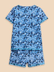 White Stuff Blue Short Pyjama Set - Image 2 of 3
