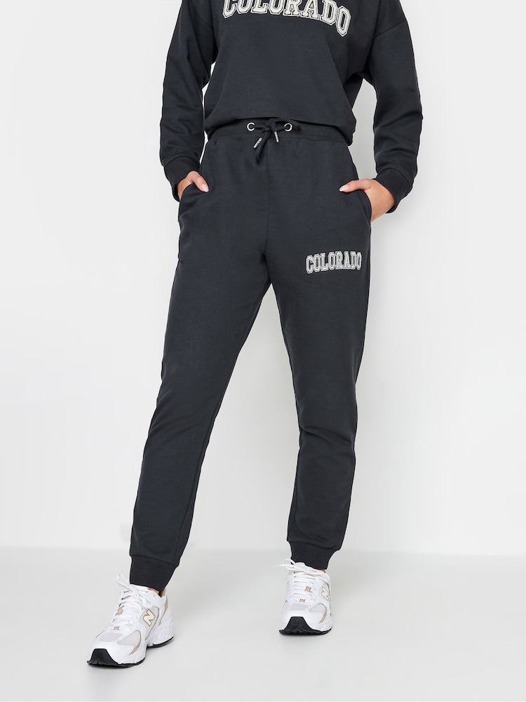 PixieGirl Petite Blue 'Colorado' Slogan Joggers - Image 2 of 4
