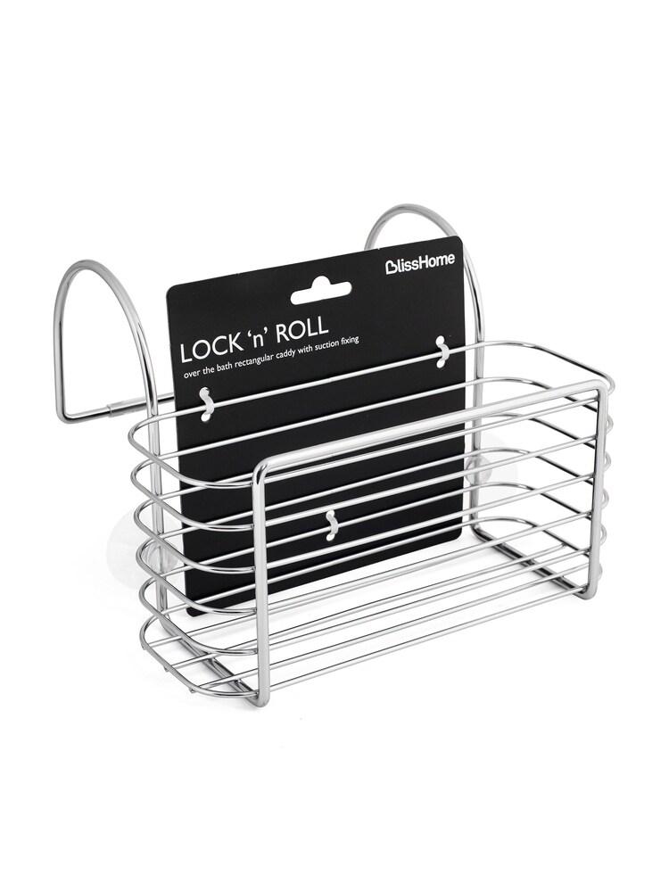 BlissHome Chrome Over the Bath Basket - Image 3 of 3