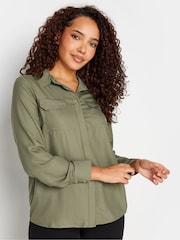 M&Co Green Utility Shirt - Image 1 of 4