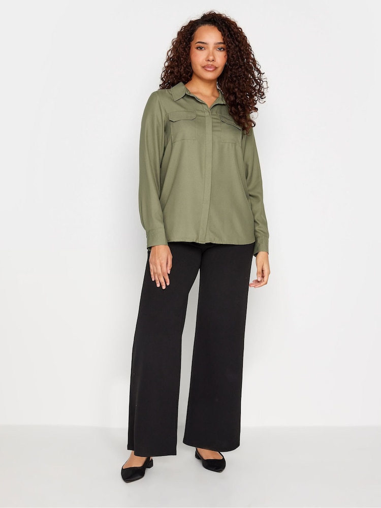 M&Co Green Utility Shirt - Image 2 of 4