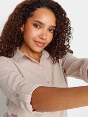 M&Co Natural Textured Turn Back Sleeve Shirt - Image 5 of 5