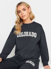 Pixiegirl Petite Sweatshirt mit Colorado-Schriftzug - Bild 1 von 4