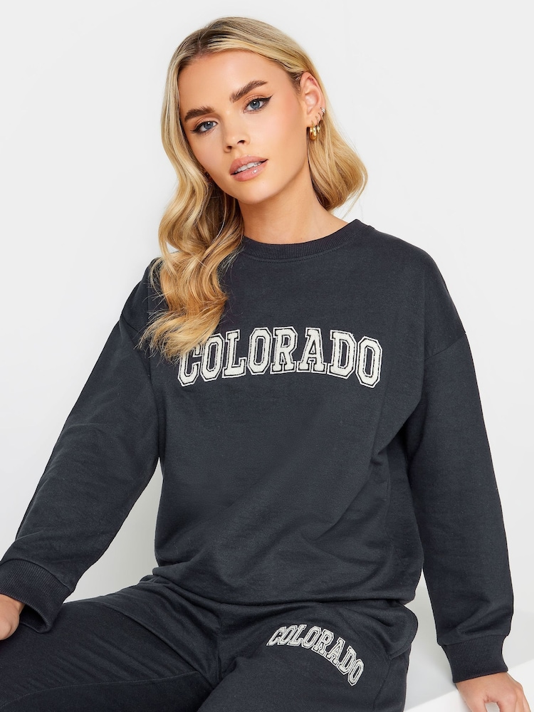 Pixiegirl Petite Sweatshirt mit Colorado-Schriftzug - Bild 1 von 4
