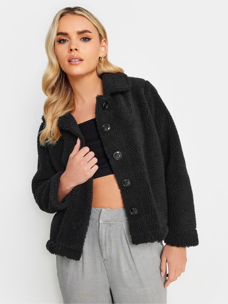 PixieGirl Petite Black Teddy Fleece - Image 1 of 5
