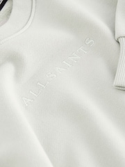 smALLSAINTS Mint Green 100% Cotton Logo Embroidered Crew Sweatshirt - Image 7 of 7