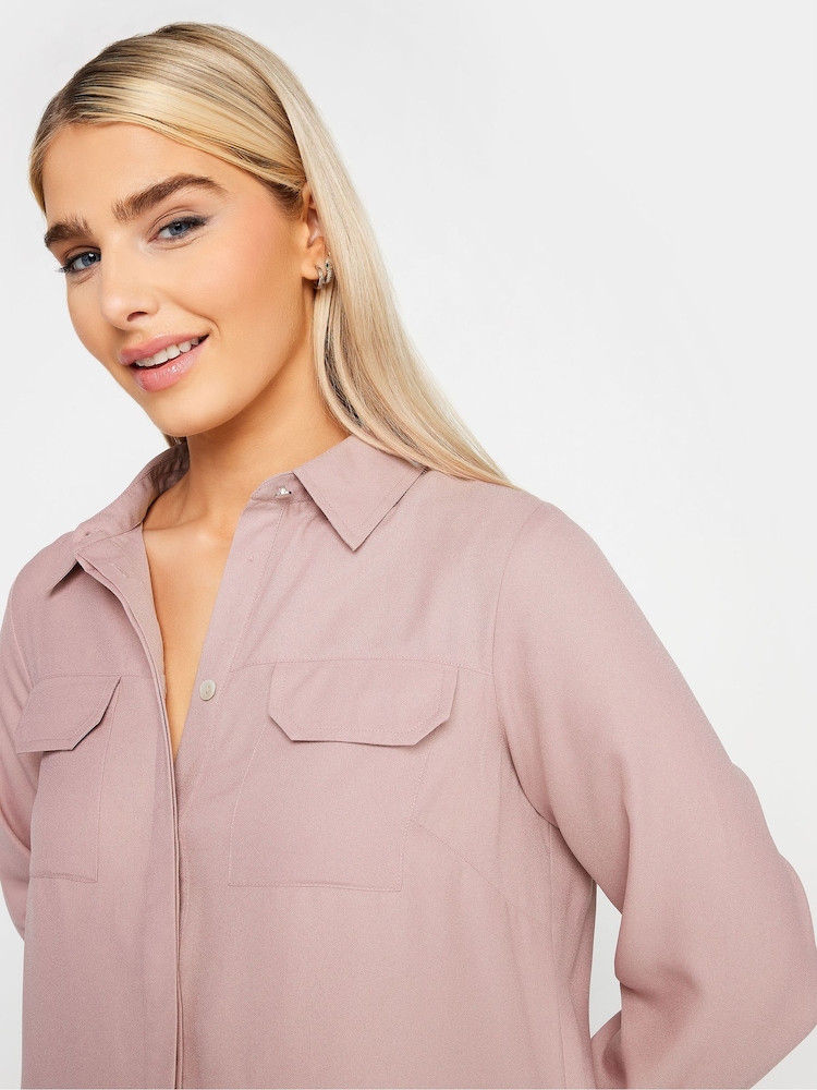 M&Co Pink Utility Shirt - Image 4 of 4