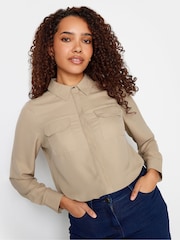 M&Co Cream Utility Shirt - Image 1 of 4