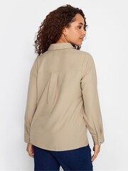 M&Co Cream Utility Shirt - Image 2 of 4