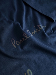 marine - T-shirt Paul Smith Junior garçon oversize à manches courtes et imprimé emblématique - Image 6 de 6