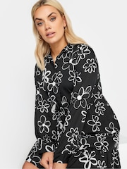 Yours Curve Black Shirt Tunic Dress - Image 4 of 4