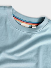 Bleu moyen - T-shirt Paul Smith Junior garçon oversize à manches courtes et imprimé emblématique - Image 8 de 10