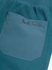 Paul Smith Junior Boys Mid Blue Nylon Pocket Joggers - Bild 12 von 14