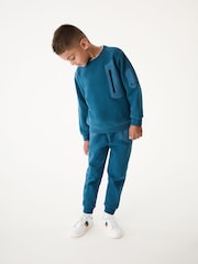 Paul Smith Junior Boys Mid Blue Nylon Pocket Joggers - Bild 3 von 14