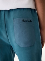 Paul Smith Junior Boys Mid Blue Nylon Pocket Joggers - Bild 7 von 14