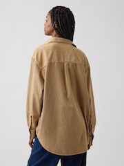 Gap Beige Denim Big Shirt - Image 2 of 4
