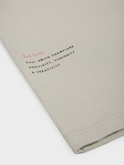 Gris - T-shirt Paul Smith Junior garçon oversize à manches courtes et imprimé emblématique - Image 8 de 10
