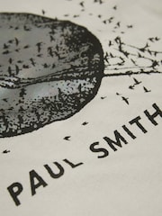 Gris - T-shirt Paul Smith Junior garçon oversize à manches courtes et imprimé emblématique - Image 9 de 10