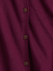 Gap Burgundy Red Crew Neck Cardigan - Image 5 of 5