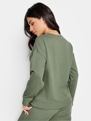 PixieGirl Petite Sage Green Crew Neck Sweatshirt - Image 3 of 4