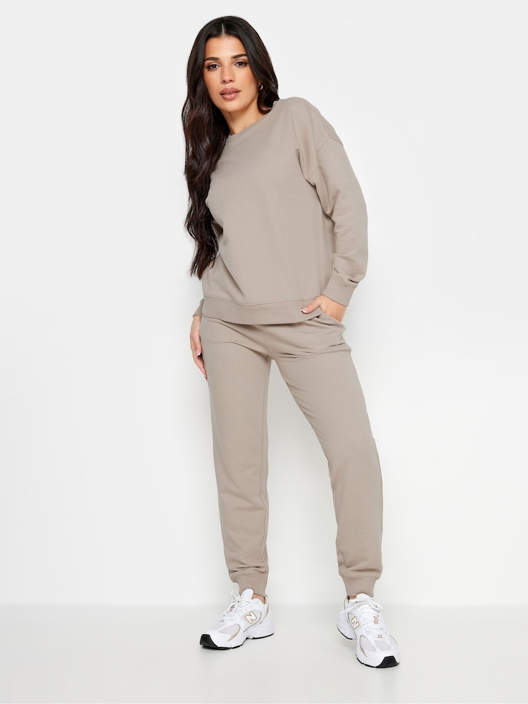 Natural - Pantalones de chándal con bajos ajustados de PixieGirl Petite - Imagen 1 de 4 Natural - Pantalones de chándal con bajos ajustados de PixieGirl Petite - Imagen 1 de 4