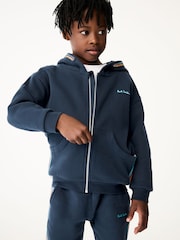 marine - Veste zippée Paul Smith junior Signature garçon - Image 4 de 11