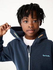 marine - Veste zippée Paul Smith junior Signature garçon - Image 6 de 11