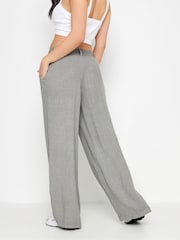 PixieGirl Petite Grey Smart 100% Cotton Trousers - Image 3 of 5