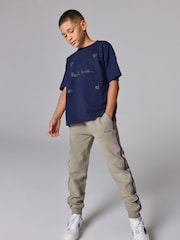 Gris - Paul Smith Junior Boys Artist Stripe Joggers - Imagen 2 de 10