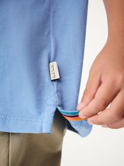 Bleu - T-shirt Paul Smith Junior garçon oversize à manches courtes et imprimé emblématique - Image 4 de 8