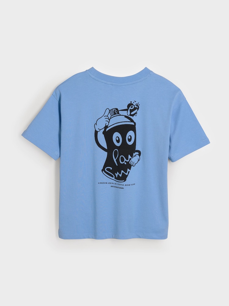 Paul Smith Junior Boys Oversized Short Sleeve Iconic Print T-Shirt - Image 6 of 8