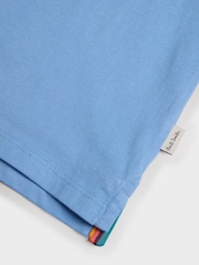 Bleu - T-shirt Paul Smith Junior garçon oversize à manches courtes et imprimé emblématique - Image 8 de 8