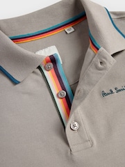 Paul Smith Junior Boys Short Sleeve Signature Polo Shirt - Image 6 of 8