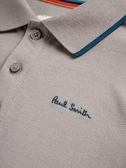 Paul Smith Junior Boys Short Sleeve Signature Polo Shirt - Image 7 of 8