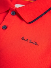 Paul Smith Junior Boys Short Sleeve Signature Polo Shirt - Image 10 of 11
